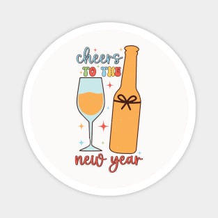 Cheers to the New Year Magnet